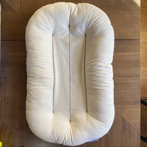 Snuggle Me Organic Infant (Natural) + Infant Cover (Ember)